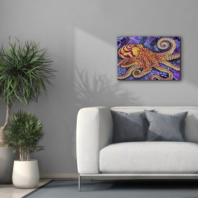  «Octopus 2» par Tim Jeffs, art mural sur toile