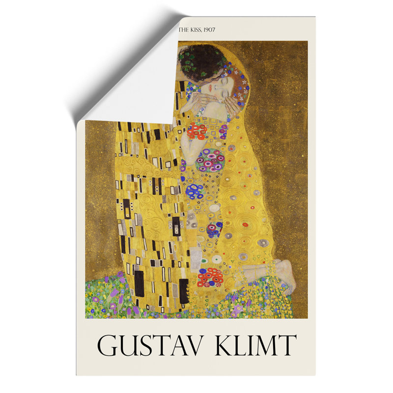 The Kiss Vol.2 by Gustav Klimt - No Frame Print, 30cm H x 21cm W x 0.1cm D