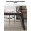 Bureau d'ordinateur en cuir clair-653692273