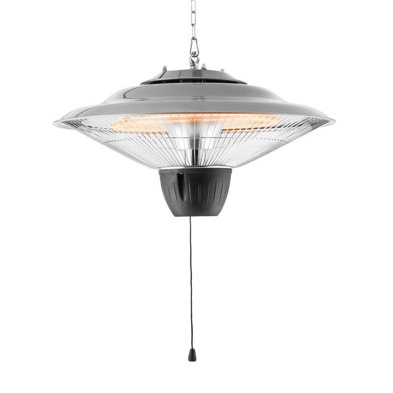 Piper 40000 Electric Hanging Patio Heater, Silver