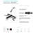 Mobile Home Two Handle Non-Metallic Tub and Shower Diverter with Shower Head-27395238