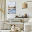  «Calm Blue Coast 2» par Annie Warren, art mural en verre acrylique, 24 po x 36 po-1756941842