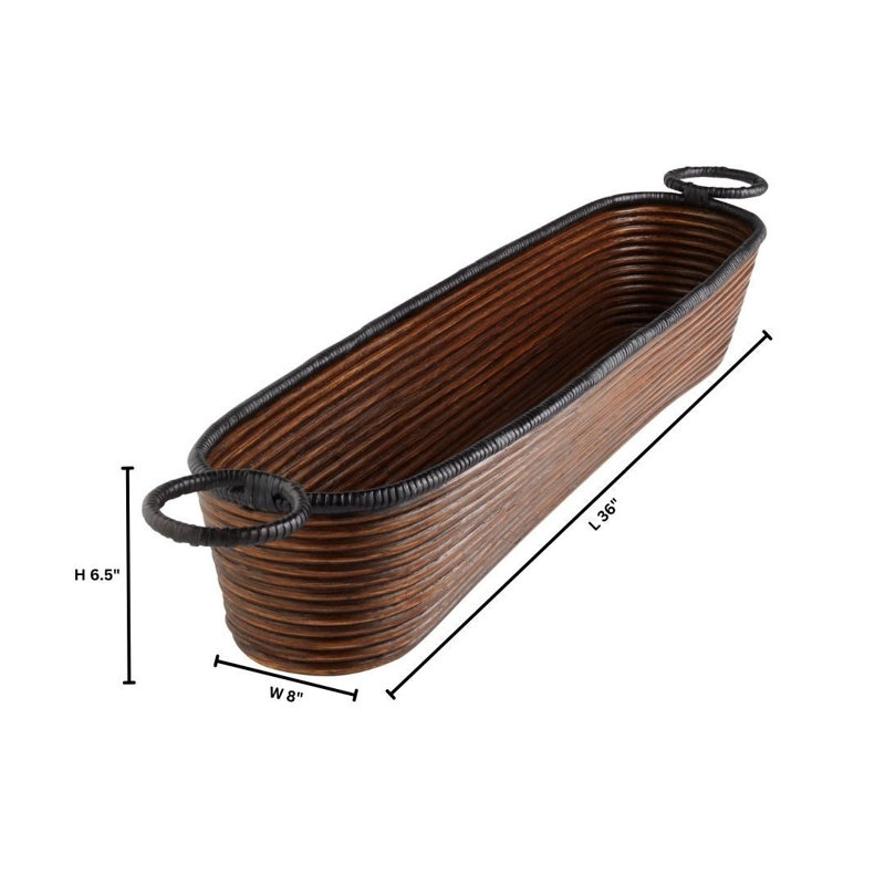 Papeete Wicker Jar