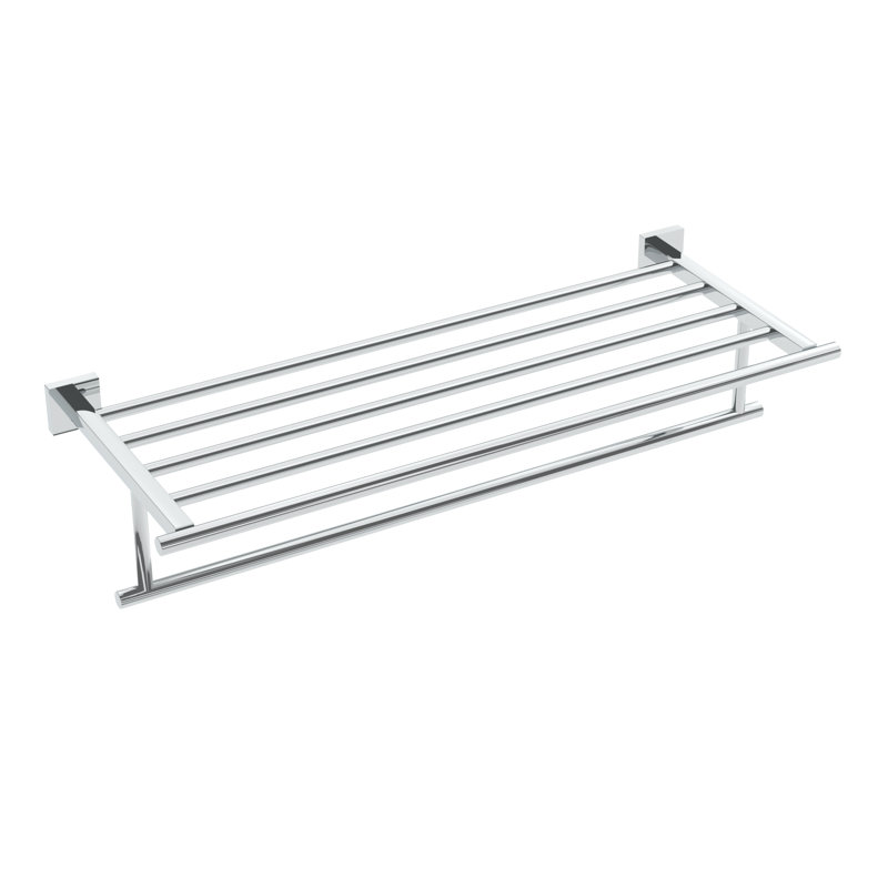 Porte-serviettes mural, Chrome
