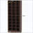 25.6 Inches 10-Tier White Wooden Shoe Storage Cabinet, Modern 30-Cubby Wooden Shoe Rack Organizer-1051066438