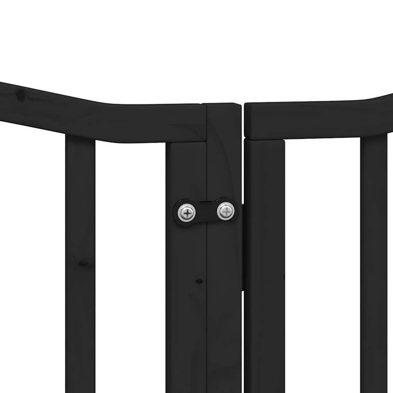 Sumava Solid Wood Dog House Door, 90cm H x 600cm W x 2cm D, Black