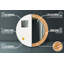 Huldar Glass Flat Wall Mirror