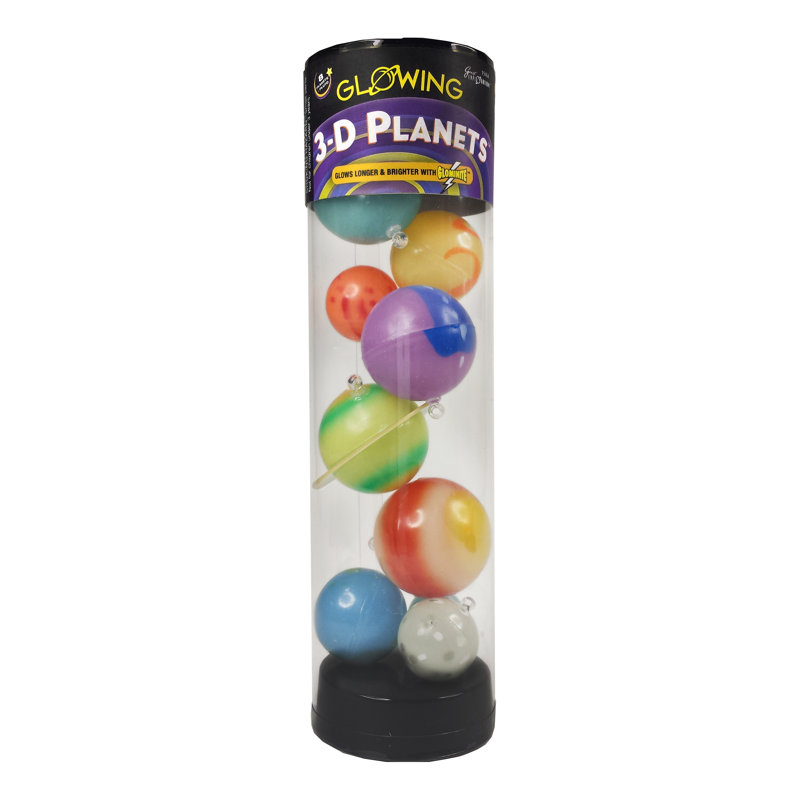 Planètes 3D brillantes