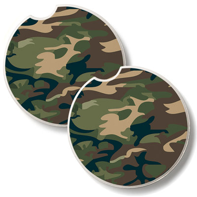 Ensemble de 2 sous-verres camouflage