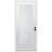 Smooth Fibreglass 1 Panel Shaker Exterior Door with 4-9/16" Jambs-56084442-56084441