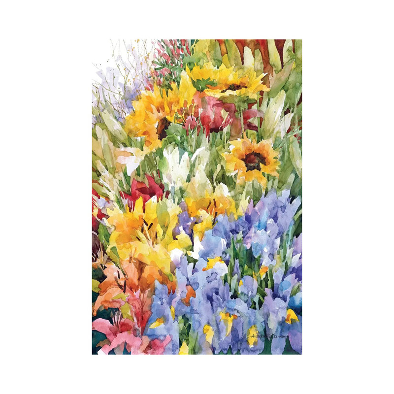 Flower Power 1 Piece Wrapped Canvas Painting, 101.6 cm H x 66.04 cm W x 1.91 cm D
