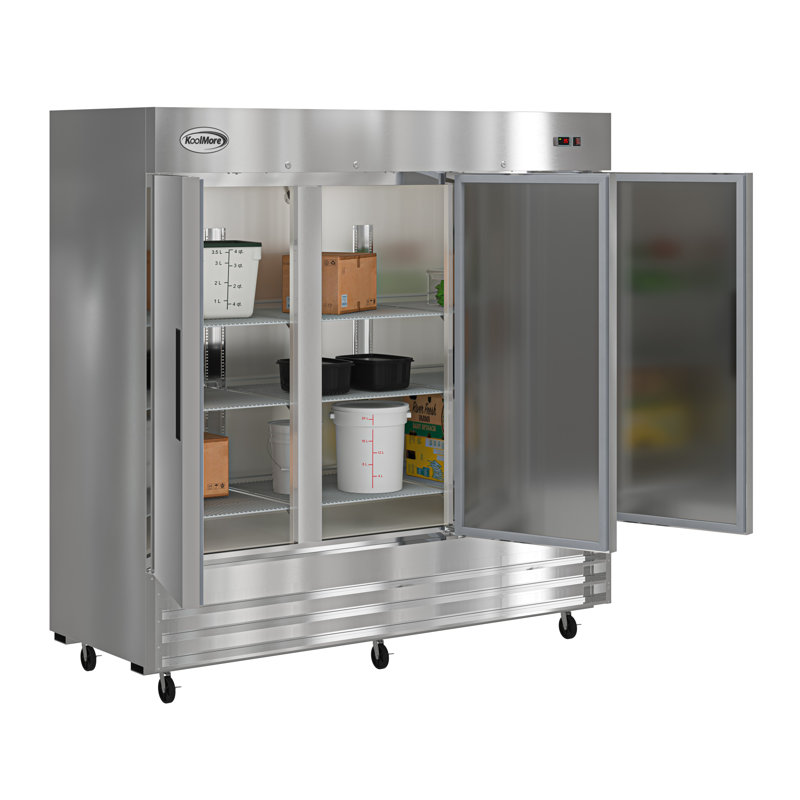80 in. Three Door Commercial Reach In Refrigerator 72 cu. ft. (RIR-3D-SS)