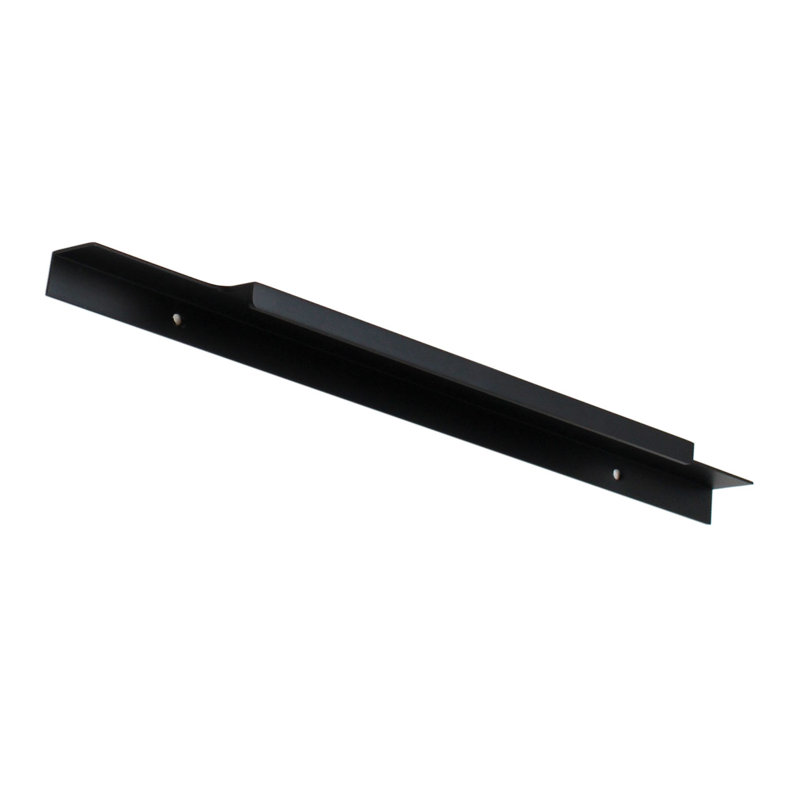 Dowell Kitchen Cabinet Finger Pull, 13", Black
