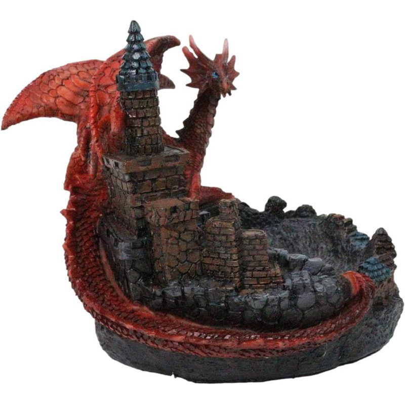 Figurine médiévale en forme de cendrier rouge