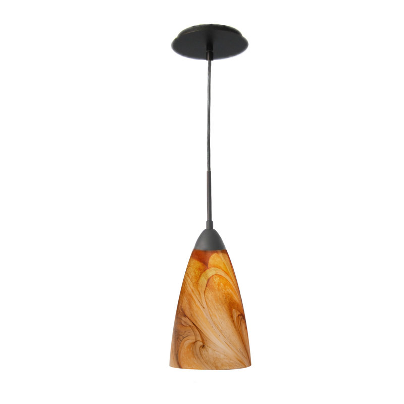 Kellaman 1 - Light Single Pendant, Bronze, Borealis