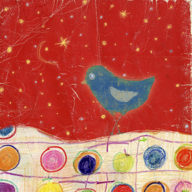 Feathers Dots & Stripes VIII by Ingrid Blixt - Wrapped Canvas Art Prints, 122cm H x 122cm W