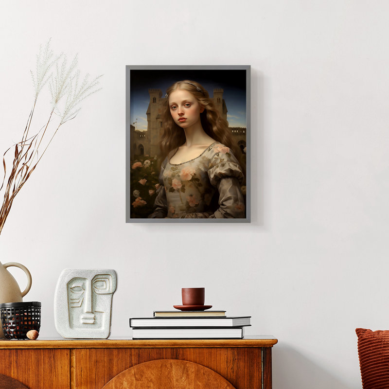 WIX Series DIX - reproduction encadrée de qualité supérieure - prête à être accrochée - aucun clou requis, Gris