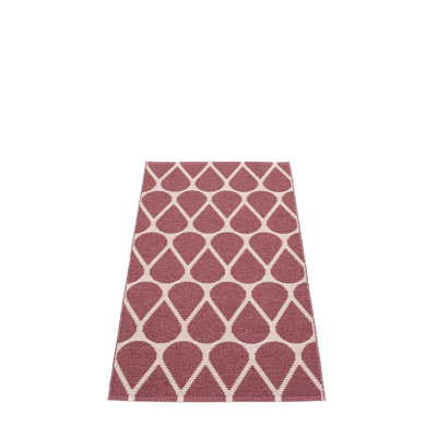 Tapis rouge / beige Otis
