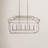 6 - Light Dimmable Lantern Geometric Chandelier-240241648