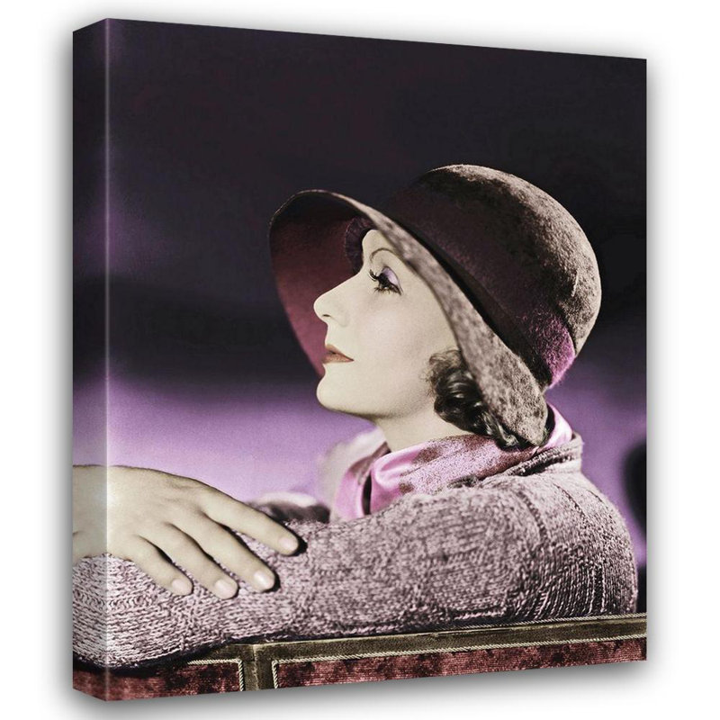 Mercer41 Hollywood, photo d'archives sur toile tendue, Greta Garbo, H 34 po x l 28 po