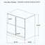 Table de chevet blanche 2 tiroirs ultrabrillante