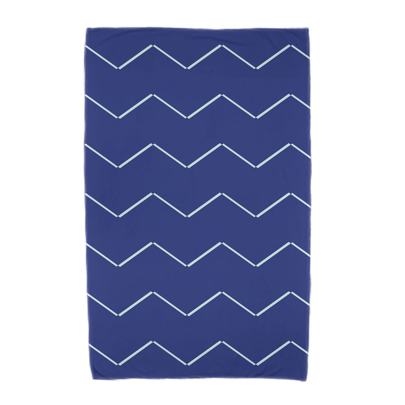 Serviette de plage en microfibre Noxon, Bleu royal