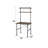 Ensata Rustic Oak & Black Finish Writing Desk (Not Including Office Chair)