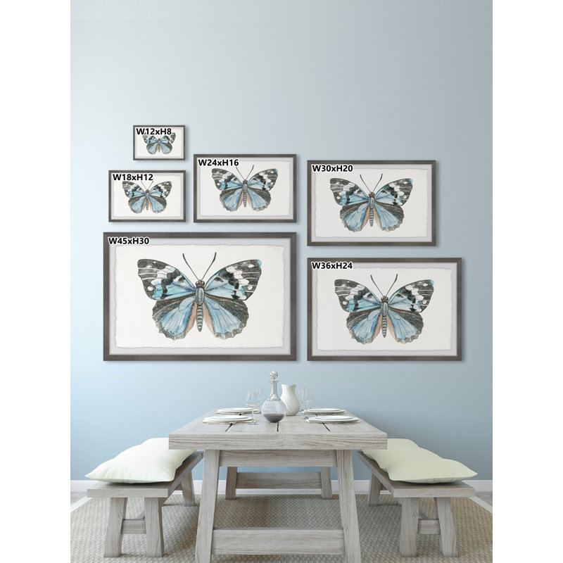 «Wild Butterfly» par Parvez Taj - reproduction de cadre photo, H 12 po x l 18 po x P 1,5 po