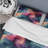 Blue & Purple Celestial Dreams Chevron Pattern Abstract Duvet Cover-1391107559