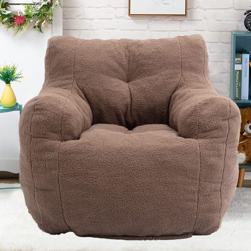Bean Bag Chair & Lounger, Brown