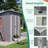 Outdoor Metal Storage Shed