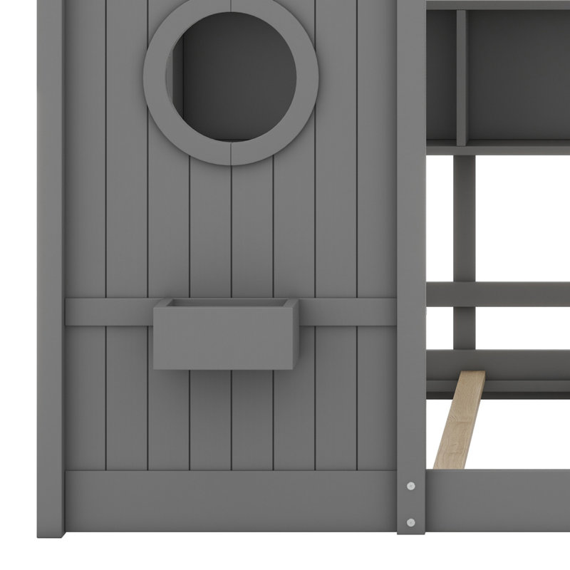 Lit double pleine grandeur, Gris