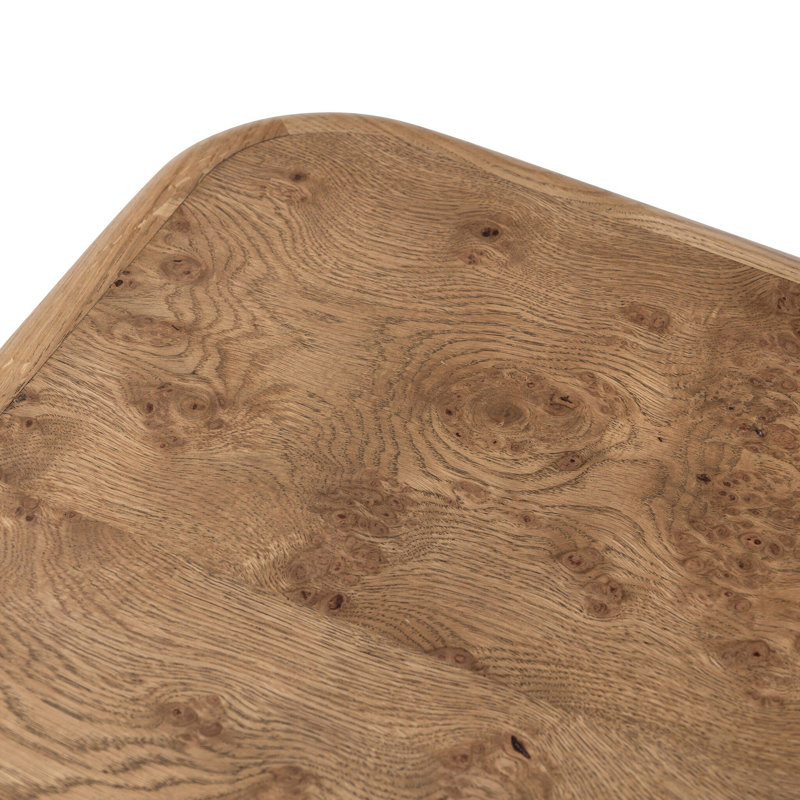 Talessi End Table-Wheat Medium Burl Oak