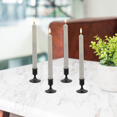 Unscented Flameless Taper Candle - 4 Count