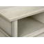Table d'appoint 1 porte de style transitionnel avec tablette ouverte