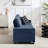 83.86"Corduroy Fabric Sofa-1067062615