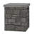 SEDONA 19"H Square Concrete Propane Tank Cover and Side Table by Real Flame-41901743-41901744