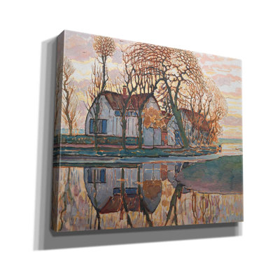 «Ferme près de Duivendrecht, 1916» par Piet Mondrian, estampe numérique sur toile