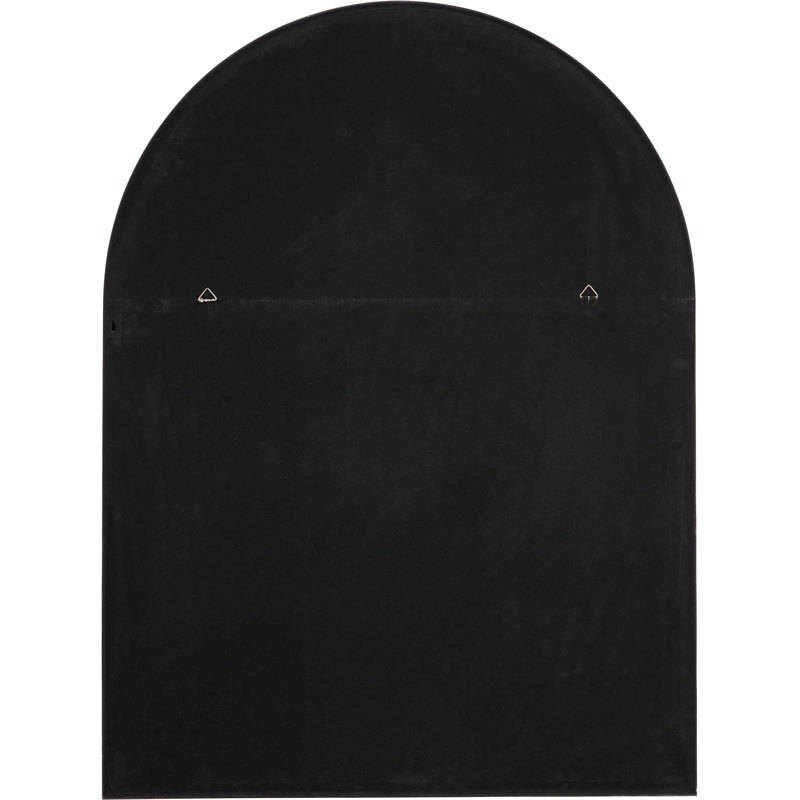 Metal Arch Mirror, Matte Black