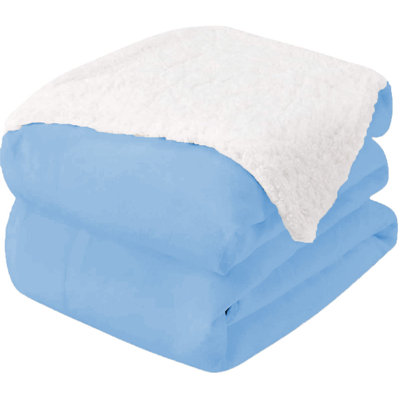 Couverture en sherpa molletonné