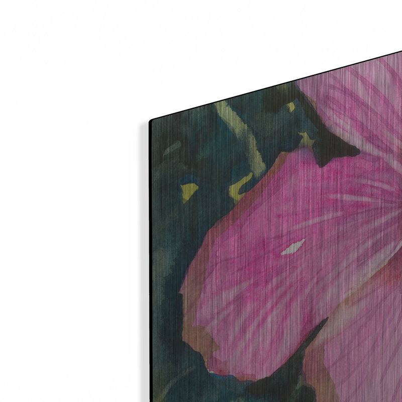 «Tropical» par Annelein Beukenkamp, art mural en métal, H 24 po x l 24 po