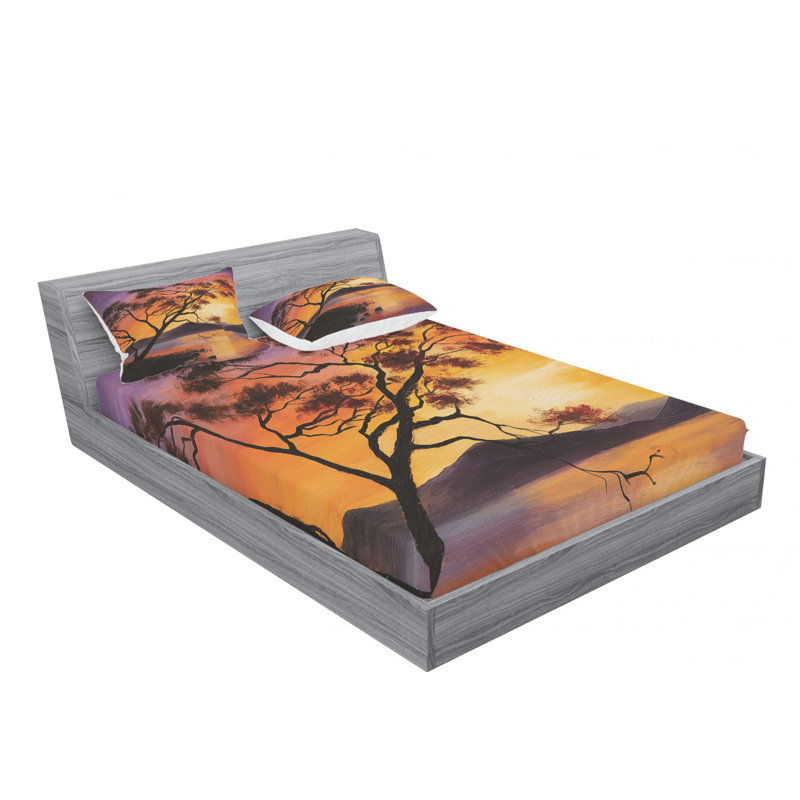 Microfiber Sheet Set, Full Sheet Set with Fitted Sheet