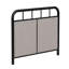 Base de lit simple tapissier en lin avec tête de lit et pied de lit en tissu-271794250