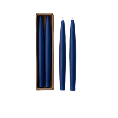 2-Piece Unscented Taper Candles