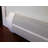 Baseboarders Elliptus Series Steel Easy Slip-On Baseboard Heater Cover Left Side Open End Cap