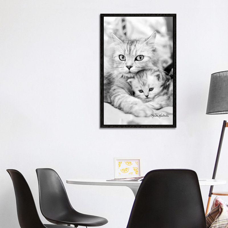 Twinkie & Kit by Keith Kimberlin - Print on Canvas, Black Framed, 101.6 cm H x 66.04 cm W