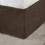 Édredon 7 pièces - grand, simili suède brun, style chalet, coussins décoratifs et grand lit, taies décoratives-121400085-121400086