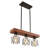Jazariyah 3 - Light Dimmable Kitchen Island Linear Chandelier
