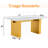 table rectangulaire moderne