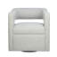 Fauteuil demi-tonneau pivotant en polyester 30 po Cascia-1045373278
